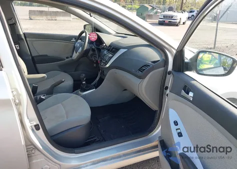 2013 Hyundai Accent Gls from USA, damaged, VIN KMHCT4AE3DU278990